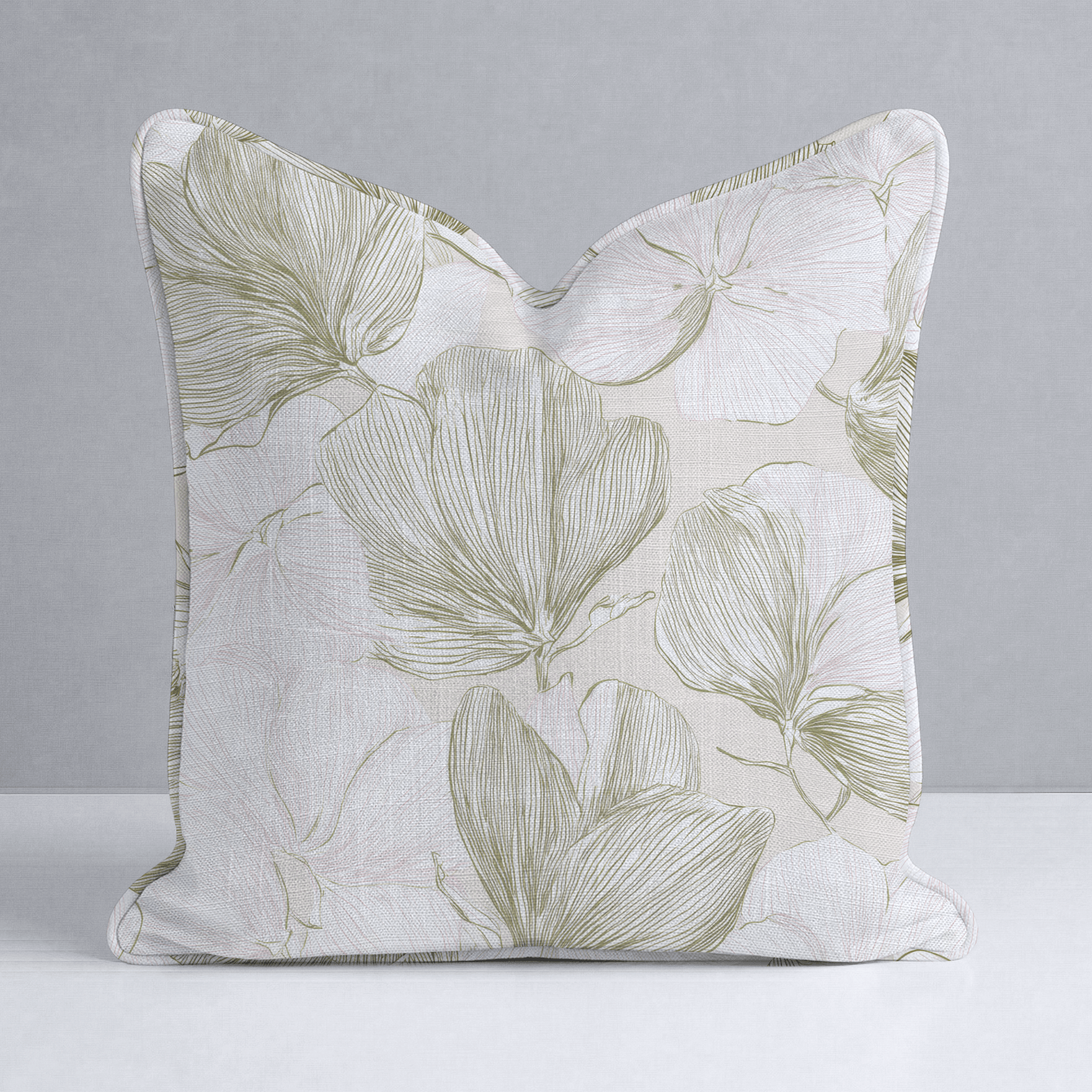 Rosy Air Throw Pillow - Lemon Park