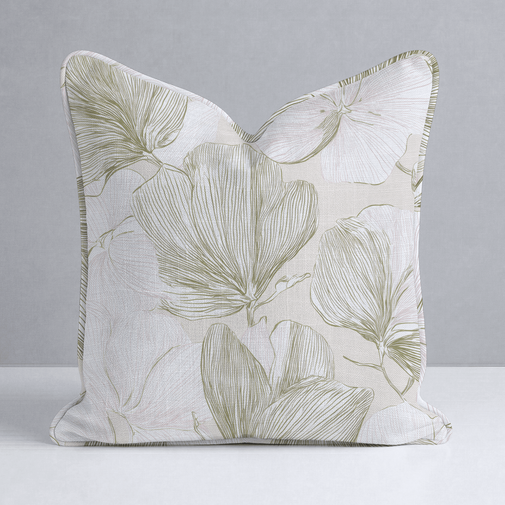 Rosy Air Throw Pillow - Benton Lane Home - Lemon Park