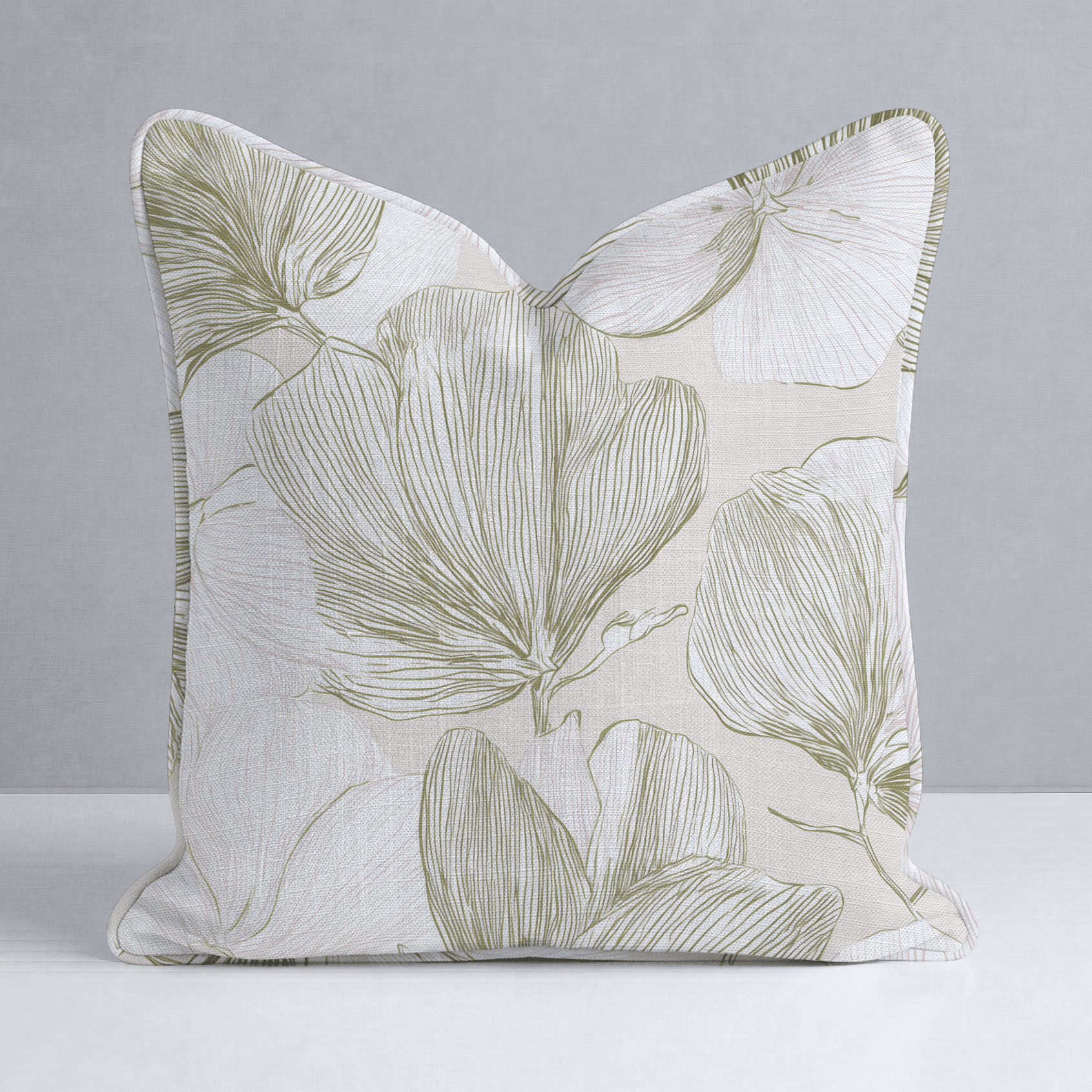 Rosy Air Throw Pillow - Benton Lane Home - Lemon Park