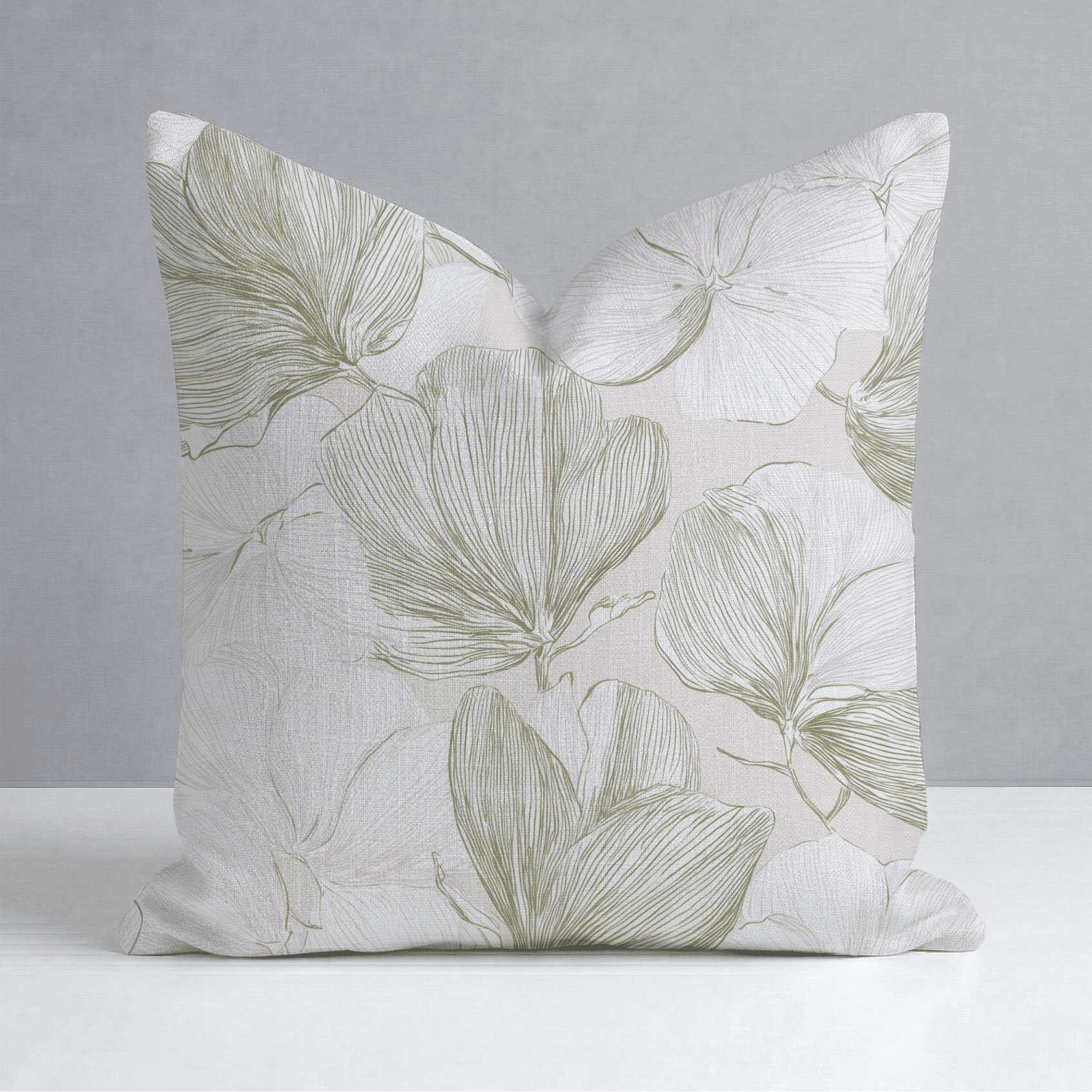 Rosy Air Throw Pillow - Benton Lane Home - Lemon Park