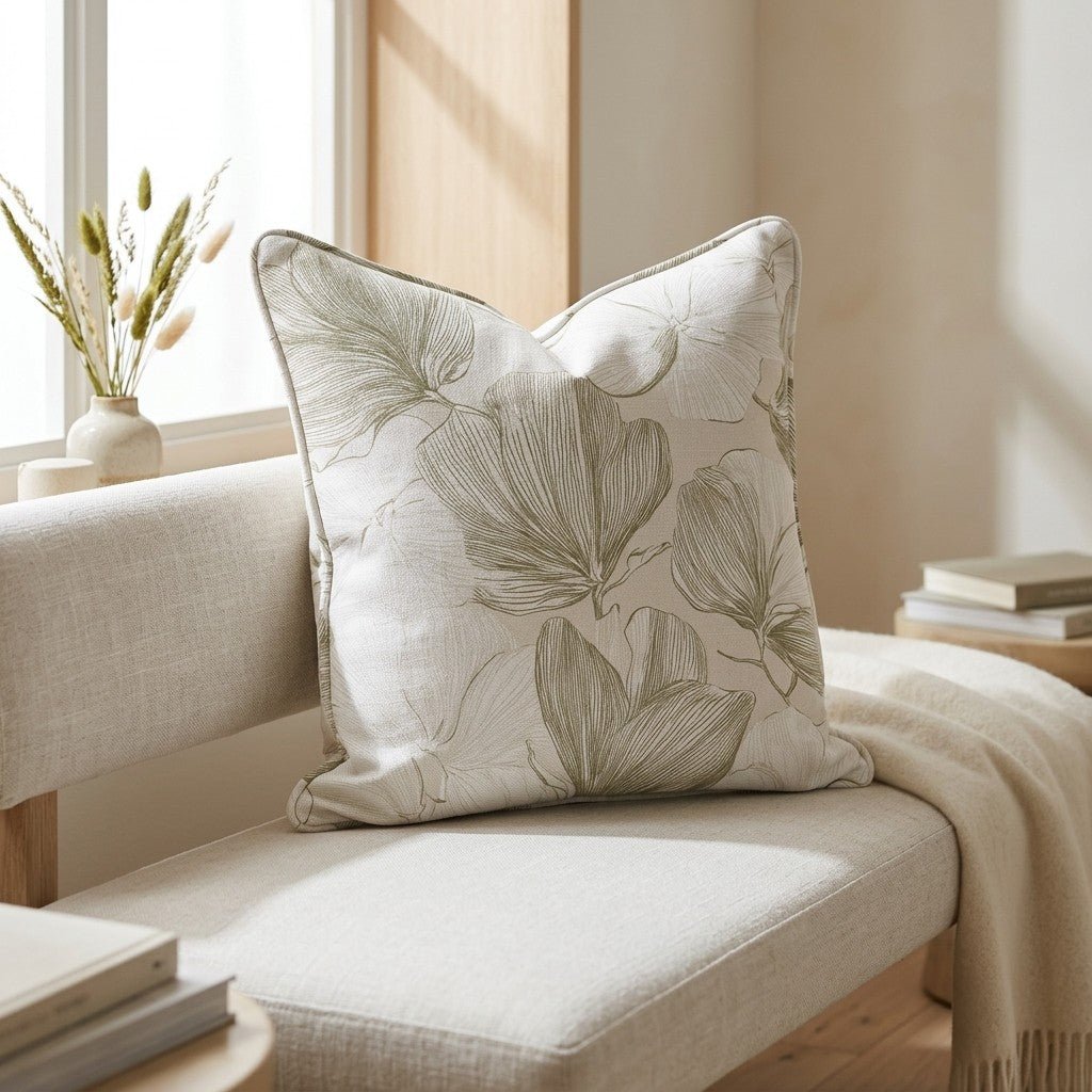 Rosy Air Throw Pillow - Lemon Park