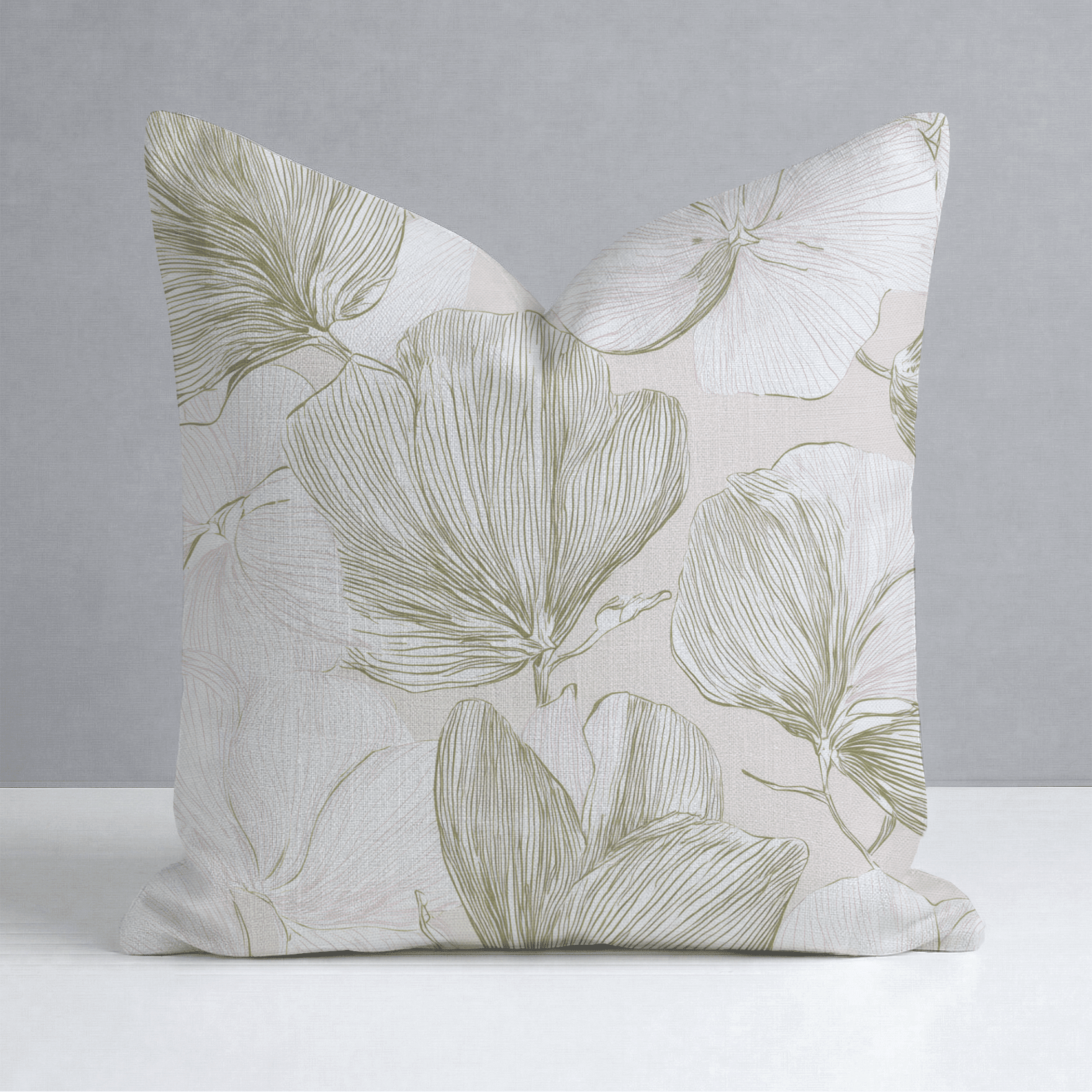 Rosy Air Throw Pillow - Benton Lane Home - Lemon Park