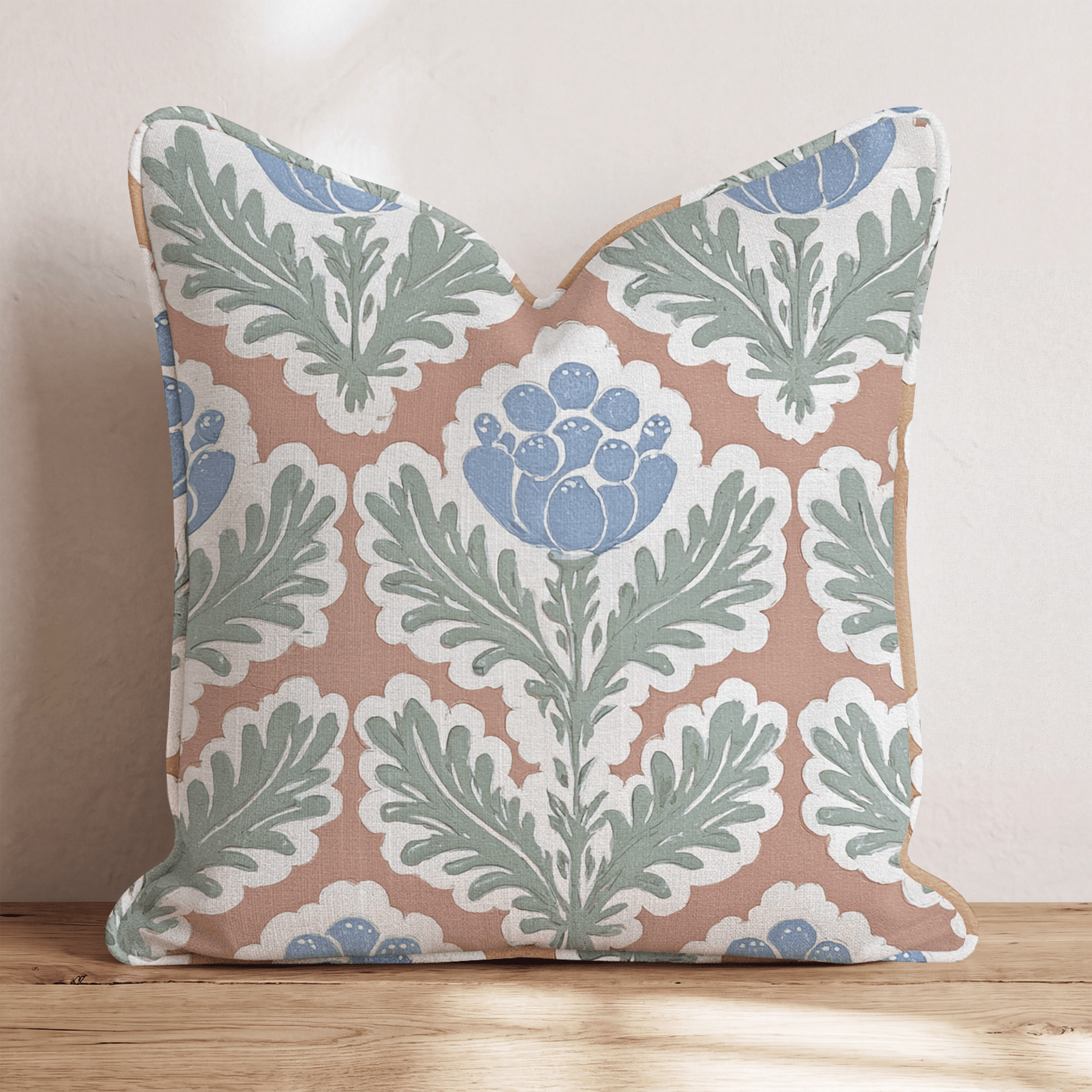 Rouge Bouquet Throw Pillow - Benton Lane Home - Hillcroft Home