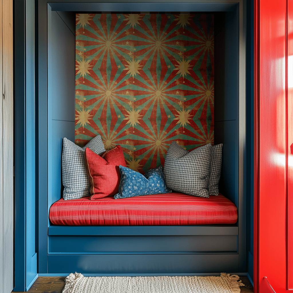 Rouge Brilliance Wallpaper - Painted Paper