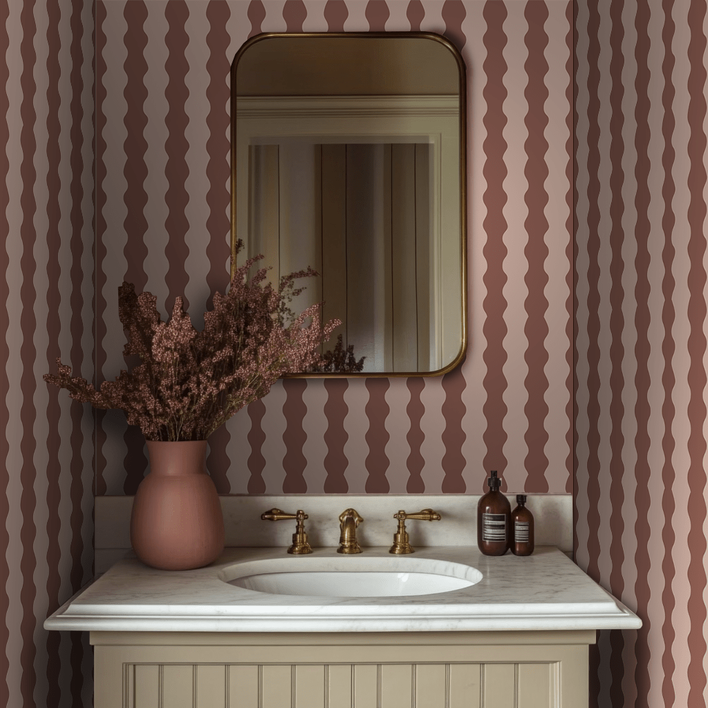 Roux Wallpaper - Benton Lane Home - Painted Paper