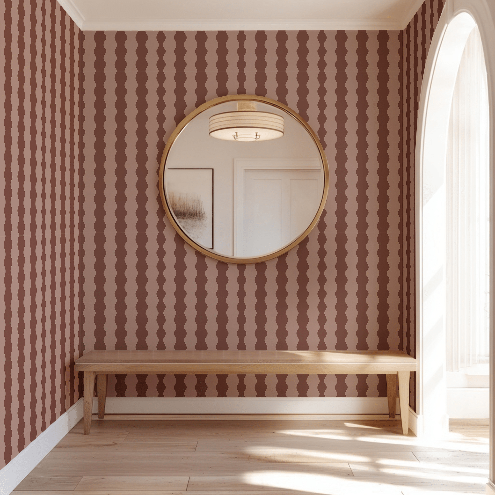 Roux Wallpaper - Painted Paper
