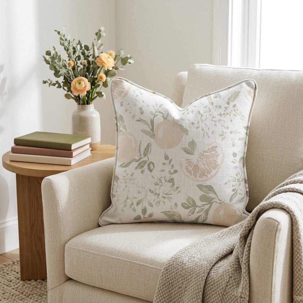 Rowan Throw Pillow - Benton Lane Home - Lemon Park