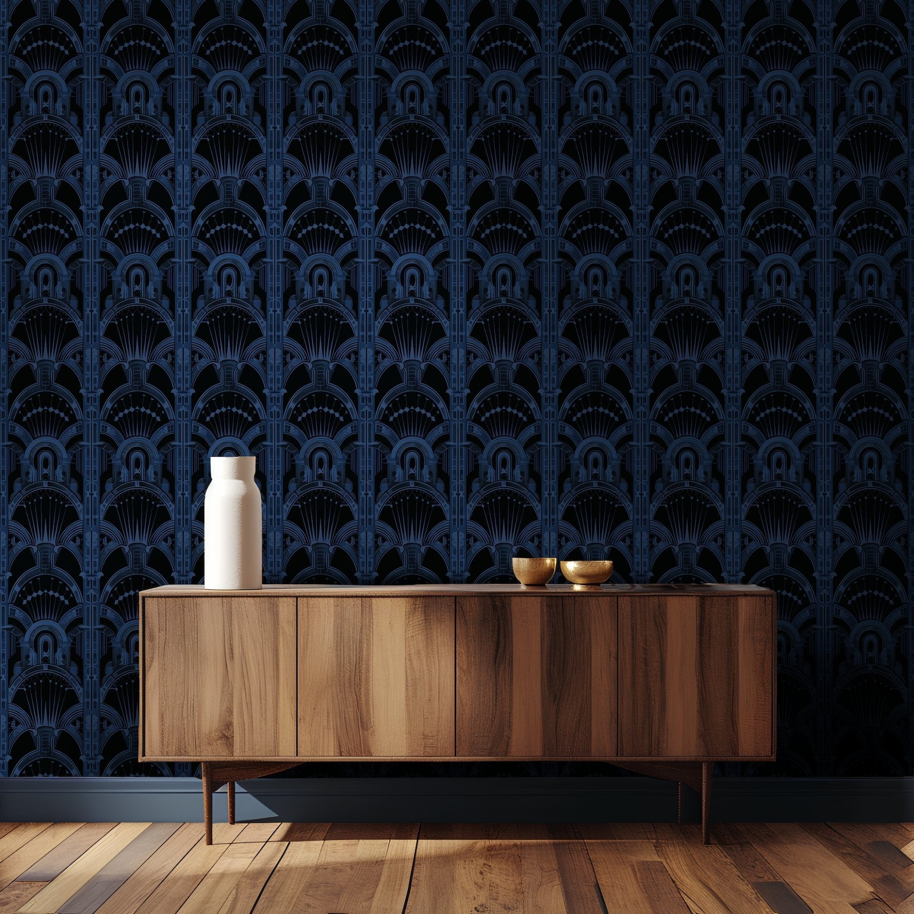 Royal Wallpaper - Benton Lane Home - Painted Paper