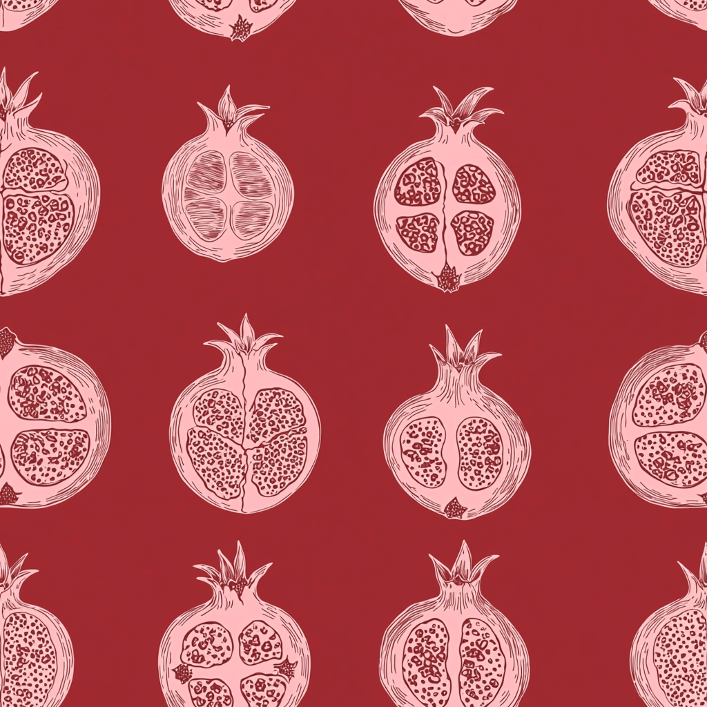 Ruby Rind Wallpaper - Benton Lane Home - Painted Paper