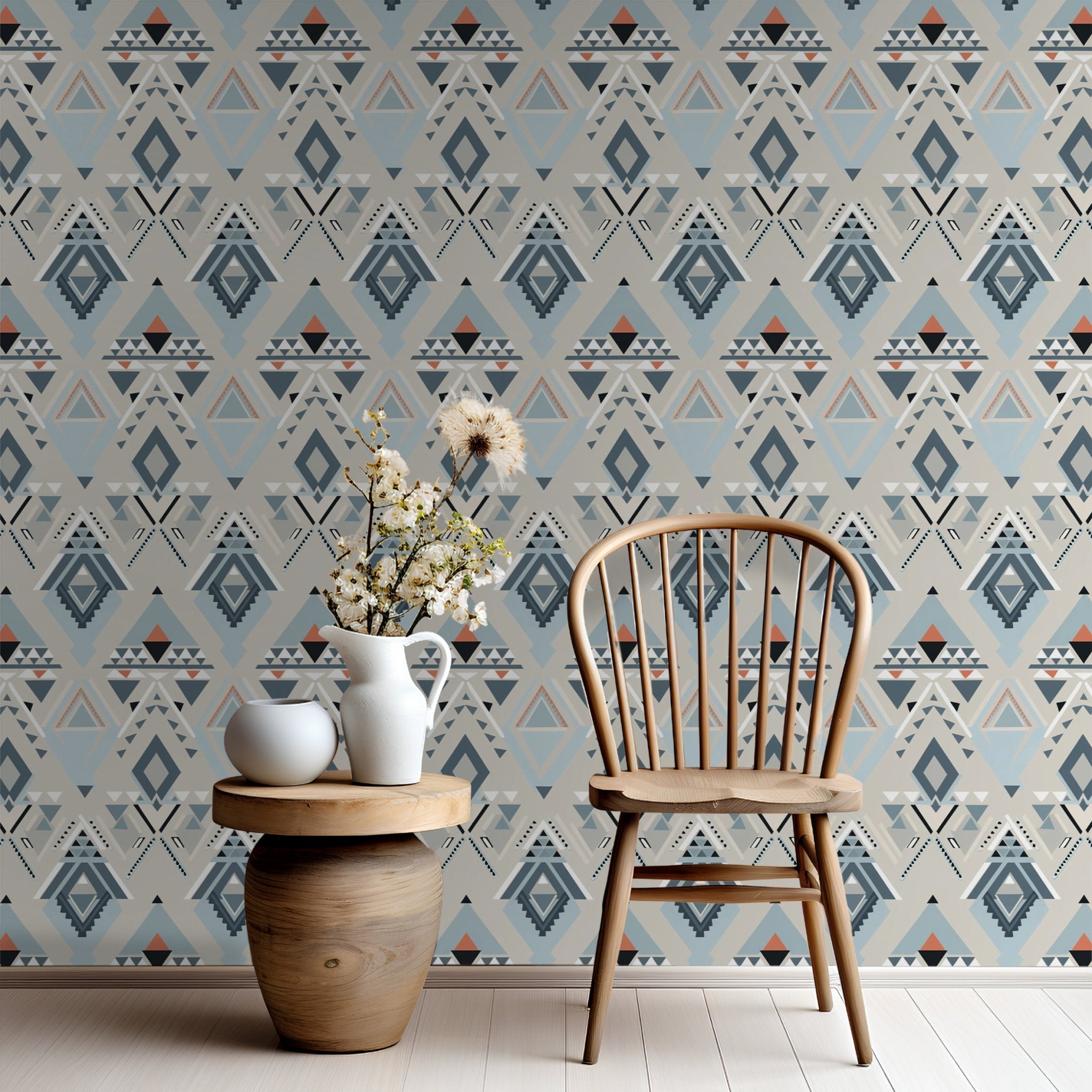 Rue Wallpaper - Benton Lane Home - Painted Paper
