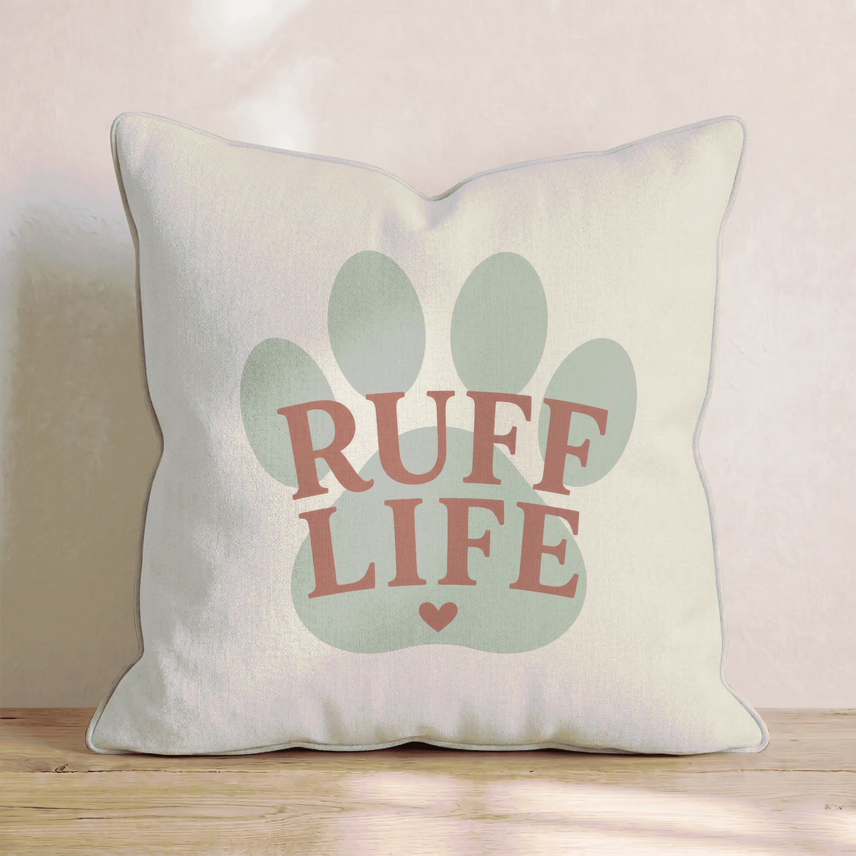 RUFF Life Throw Pillow - Benton Lane Home - Hillcroft Home