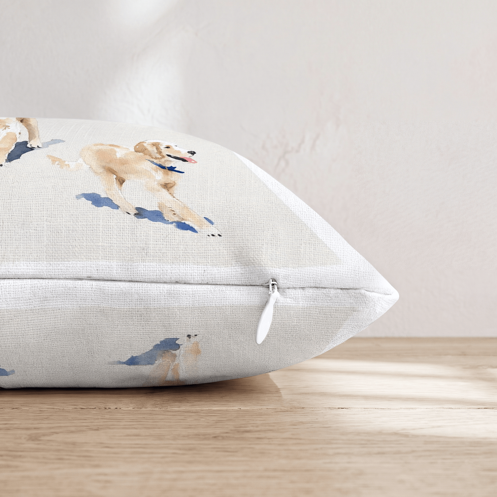Running Retrievers Throw Pillow - Hillcroft Home