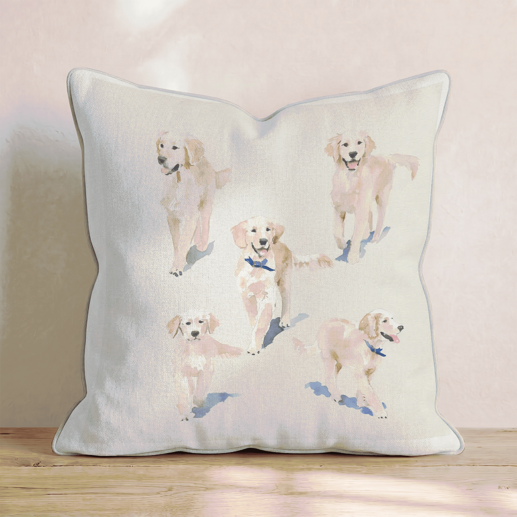 Running Retrievers Throw Pillow - Benton Lane Home - Hillcroft Home