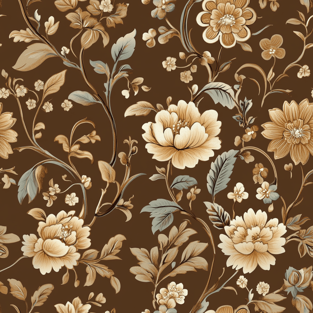 Russet Garden Wallpaper - Benton Lane Home - Painted Paper