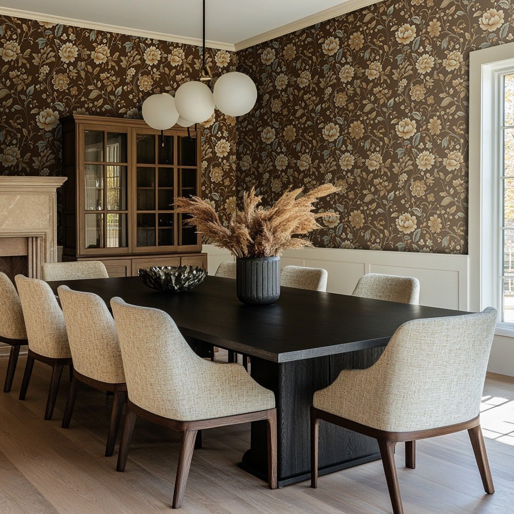 Russet Garden Wallpaper - Benton Lane Home - Painted Paper