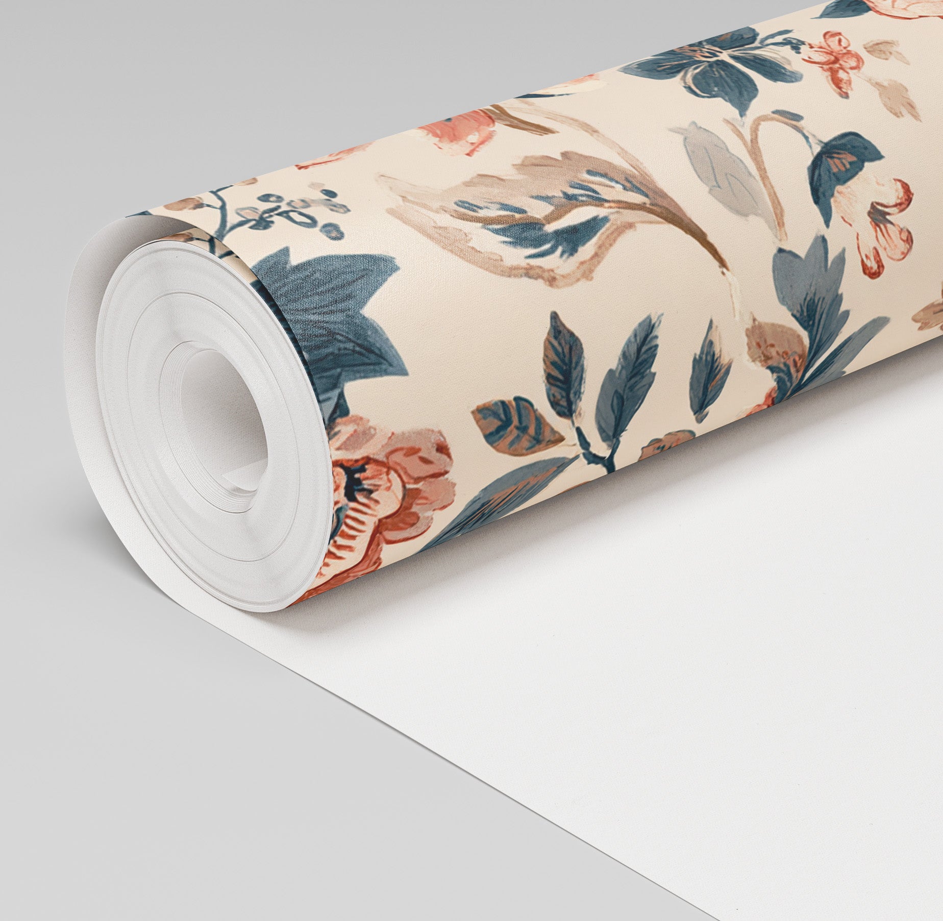 Rust & Rose Wallpaper - Benton Lane Home - Painted Paper