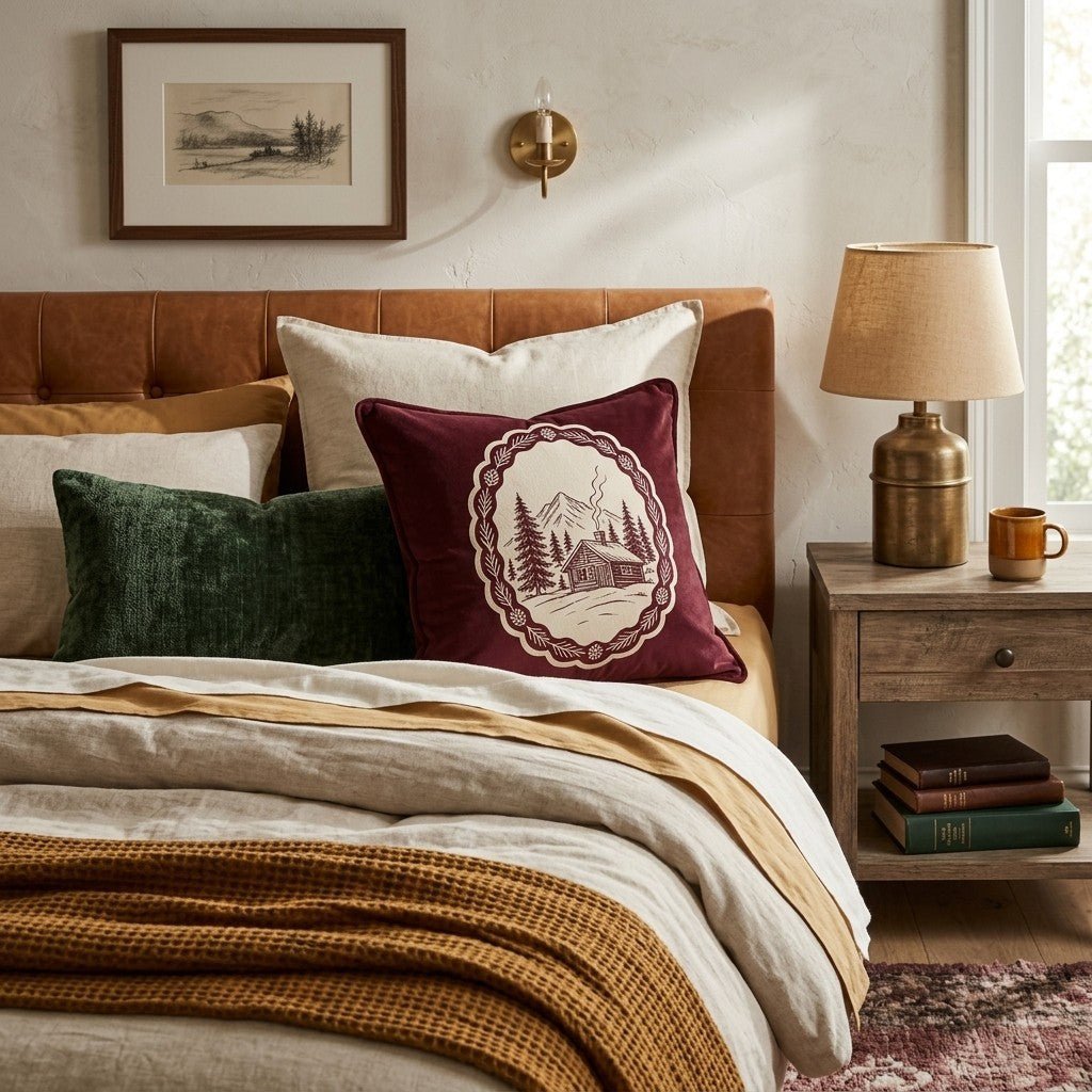 Rustic Cabin Throw Pillow - Benton Lane Home - Hillcroft Home