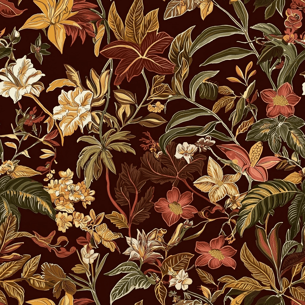 Rustica Tropic Wallpaper - Benton Lane Home - Painted Paper