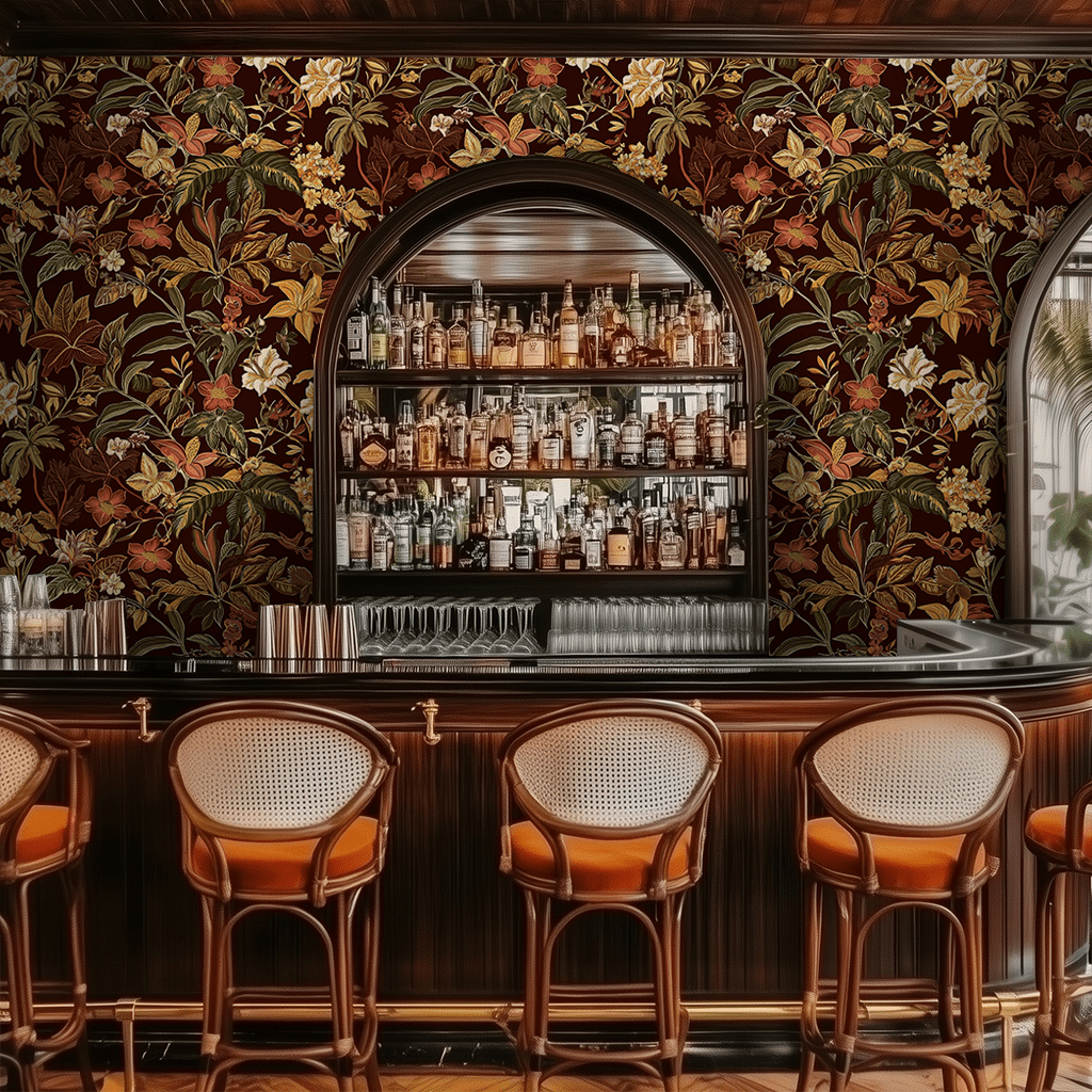 Rustica Tropic Wallpaper - Benton Lane Home - Painted Paper