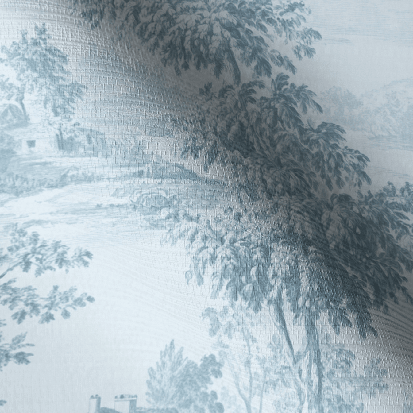 Ruthie Toile Faux Grasscloth Wallpaper - Painted Paper