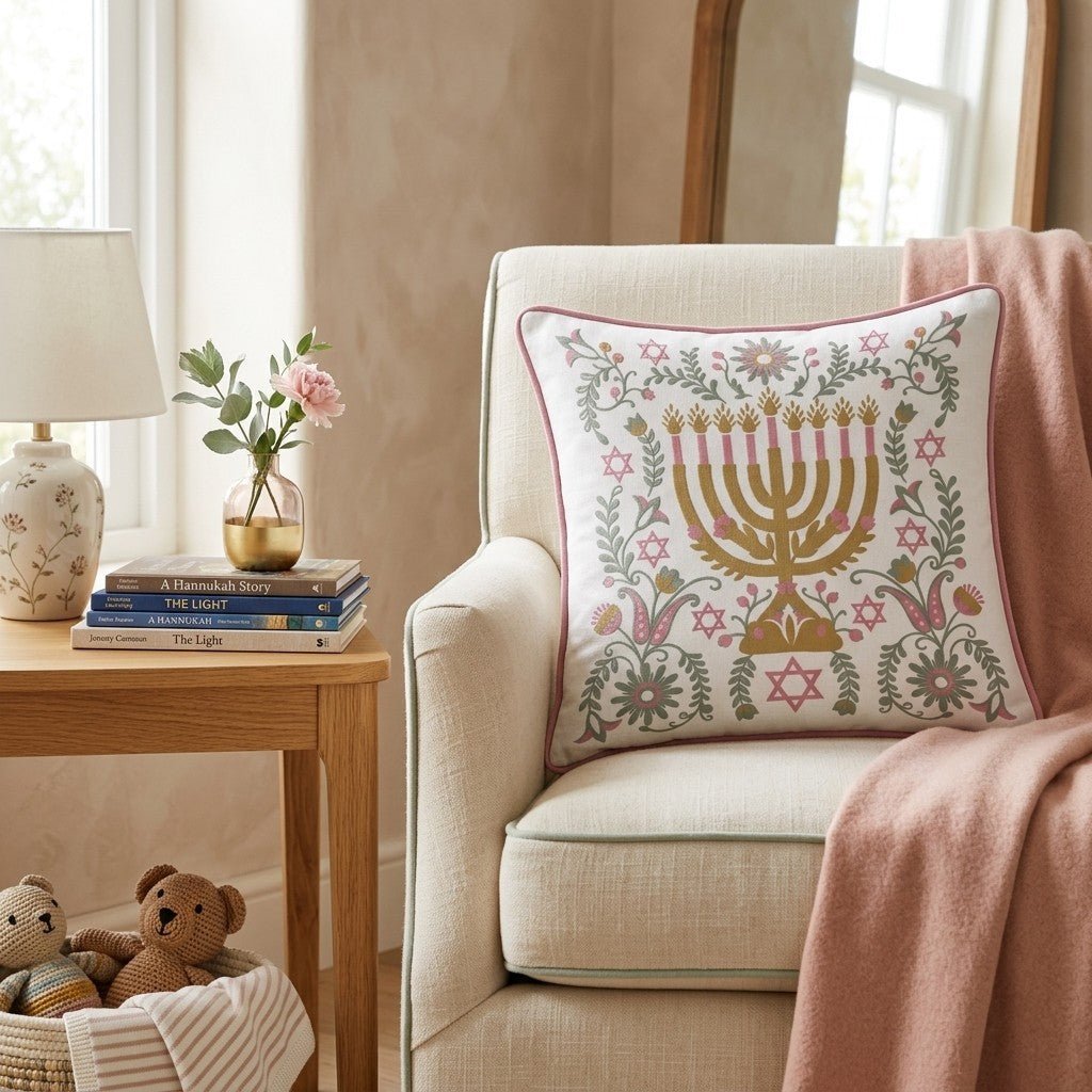 Sacred Light Throw Pillow - Benton Lane Home - Hillcroft Home