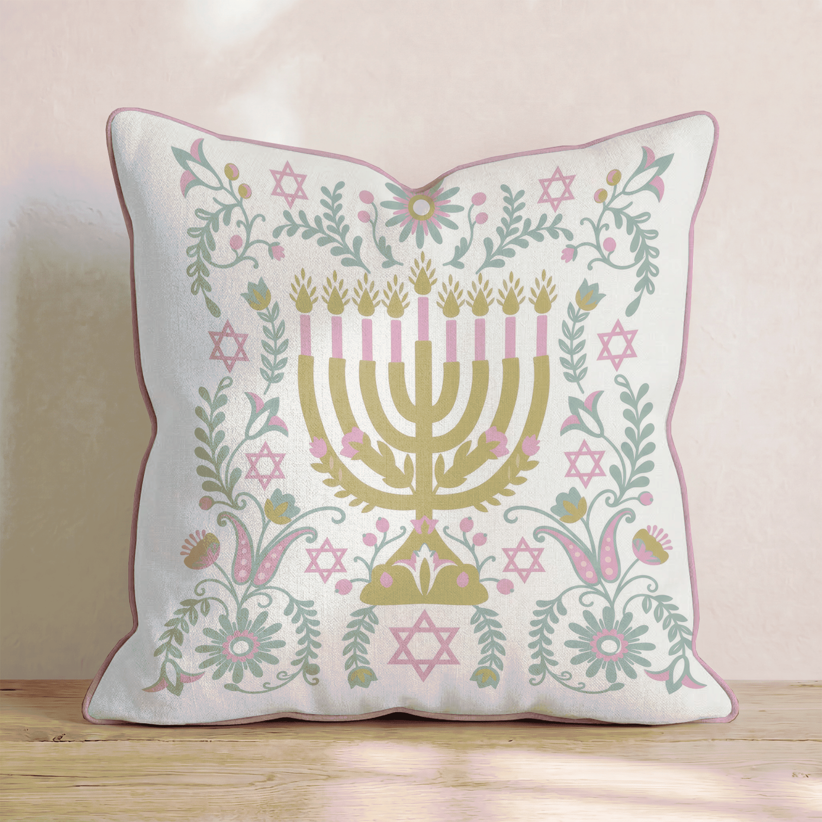 Sacred Light Throw Pillow - Benton Lane Home - Hillcroft Home
