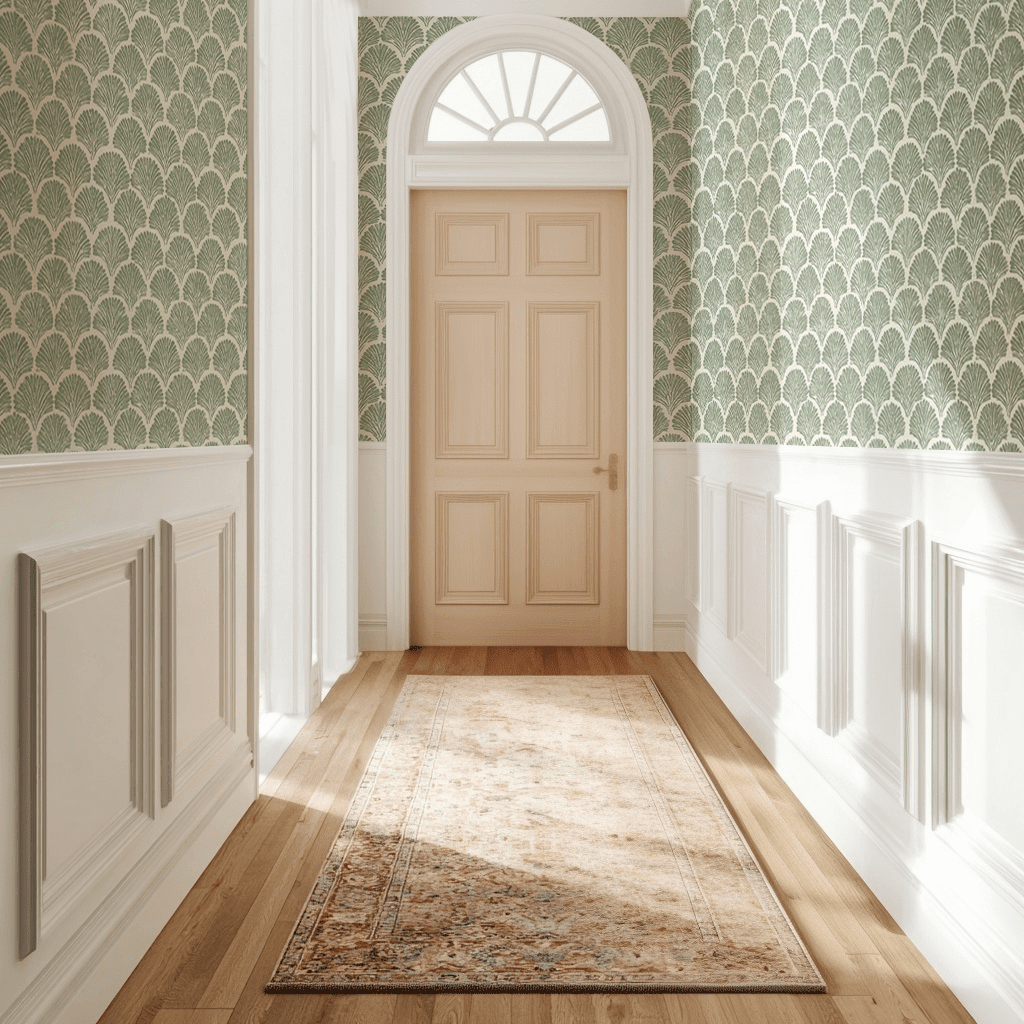 Sage Shell Wallpaper - Benton Lane Home - Lemon Park