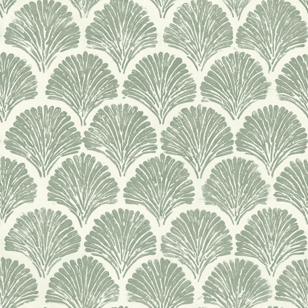 Sage Shell Wallpaper - Benton Lane Home - Lemon Park