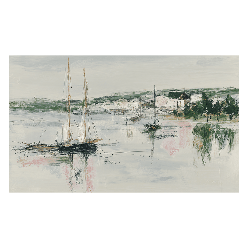 Sail in the Bay - Tapestry - Benton Lane Home - Lemon Park