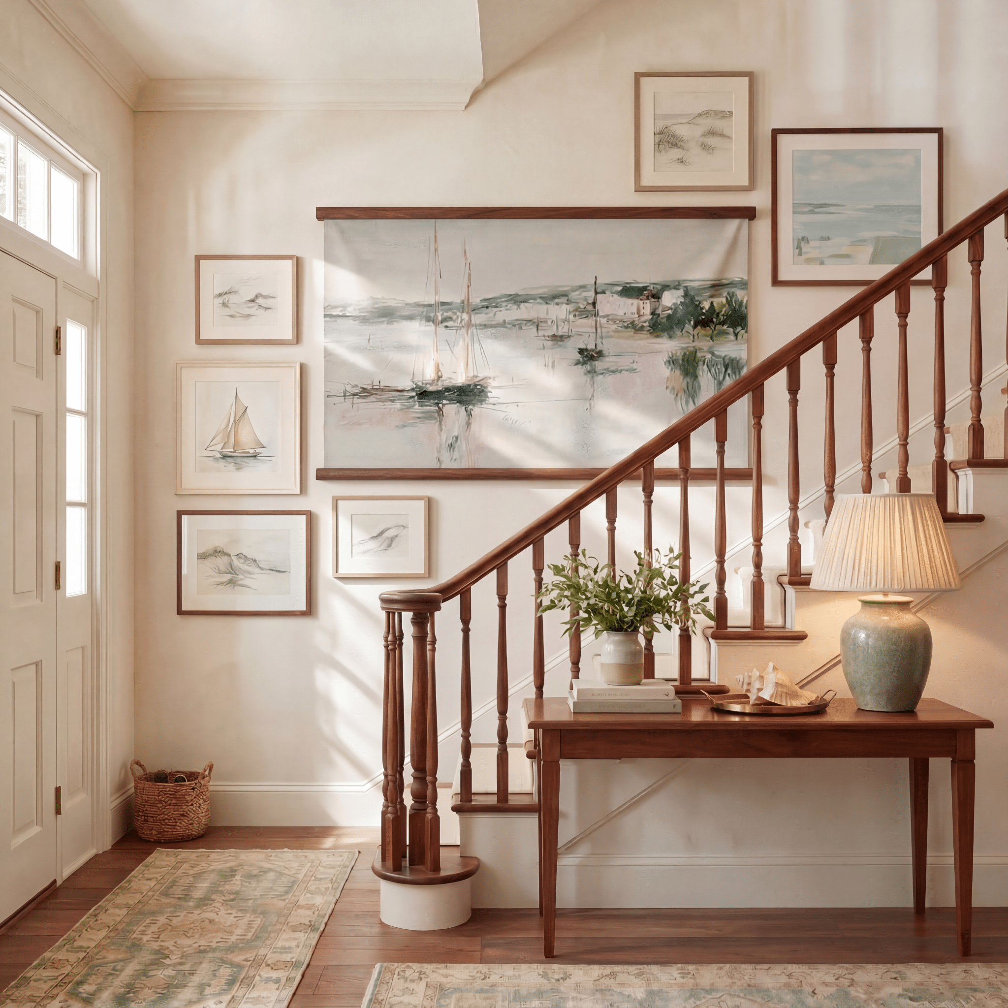 Sail in the Bay - Tapestry - Benton Lane Home - Lemon Park