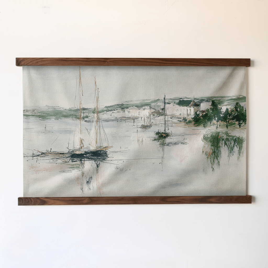 Sail in the Bay - Tapestry - Benton Lane Home - Lemon Park