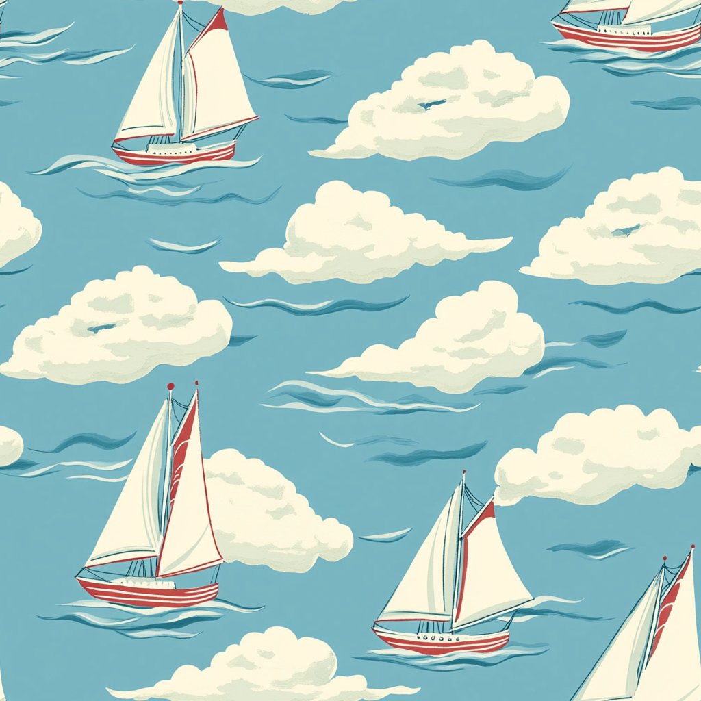 Sailor Wallpaper - Benton Lane Home - Painted Paper