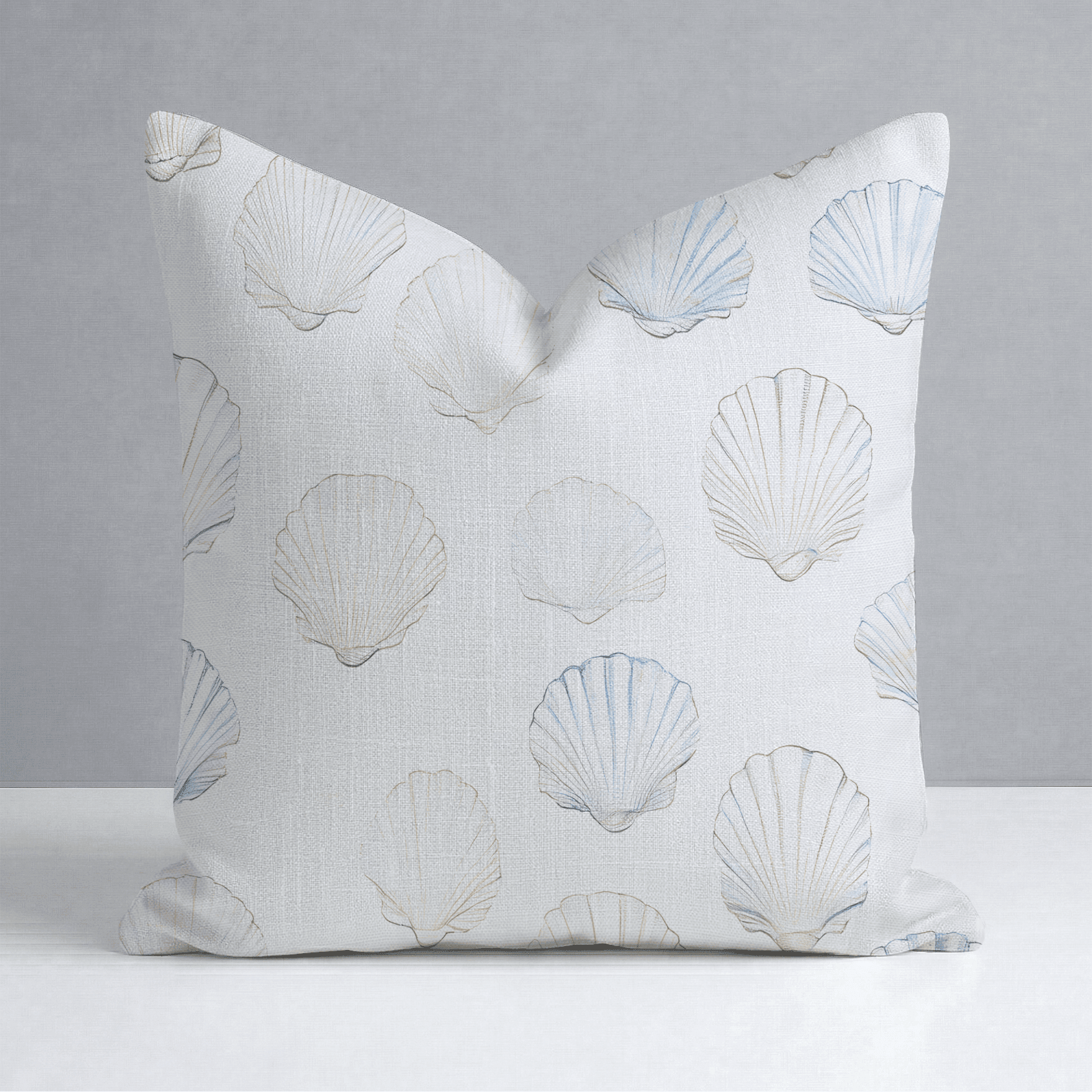 Sally's Sea Shells Throw Pillow - Benton Lane Home - Lemon Park