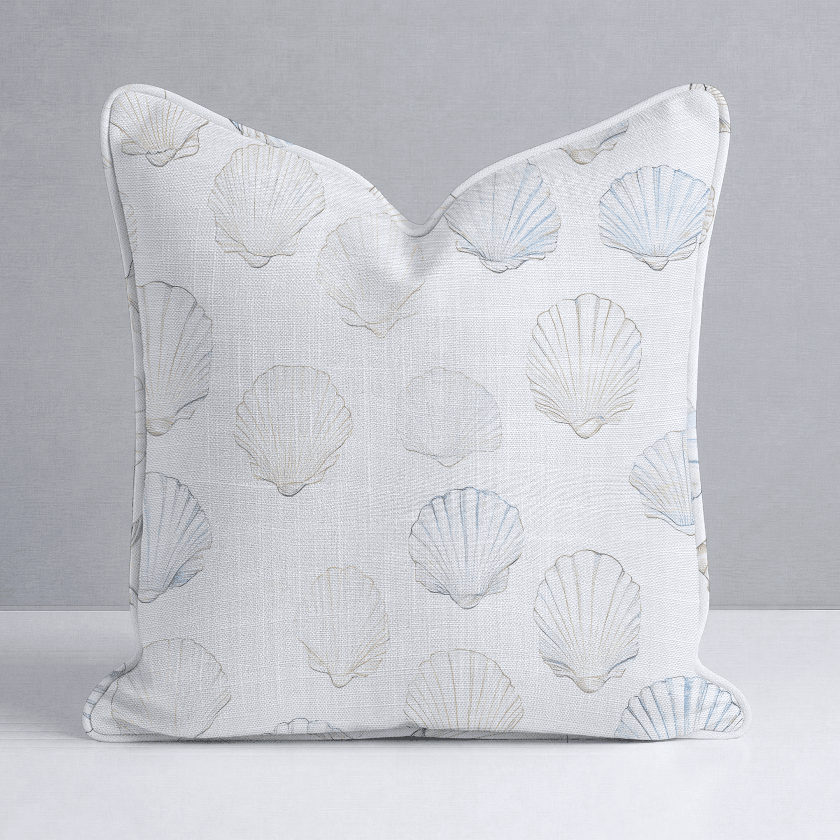 Sally's Sea Shells Throw Pillow - Benton Lane Home - Lemon Park