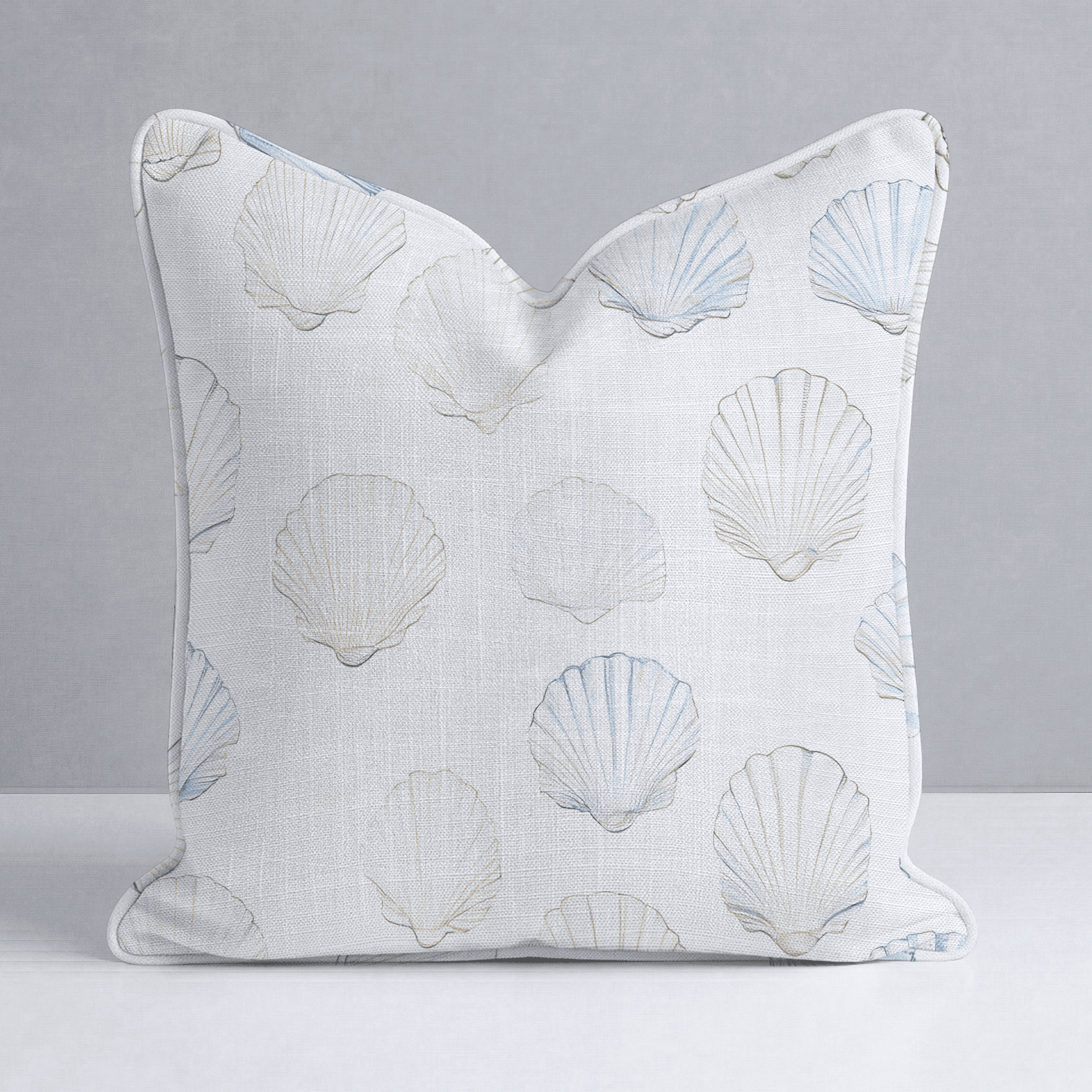 Sally's Sea Shells Throw Pillow - Benton Lane Home - Lemon Park