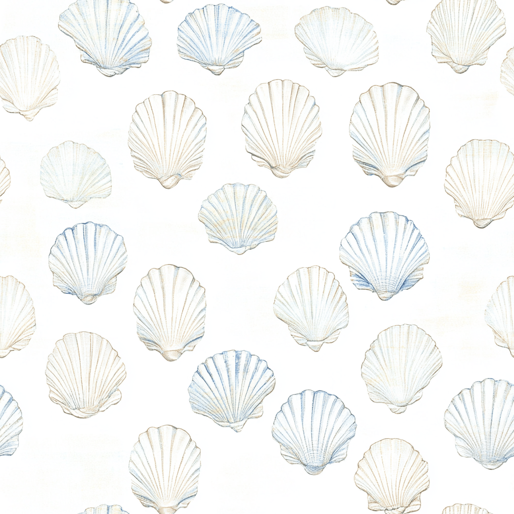 Sally's Sea Shells Wallpaper - Lemon Park