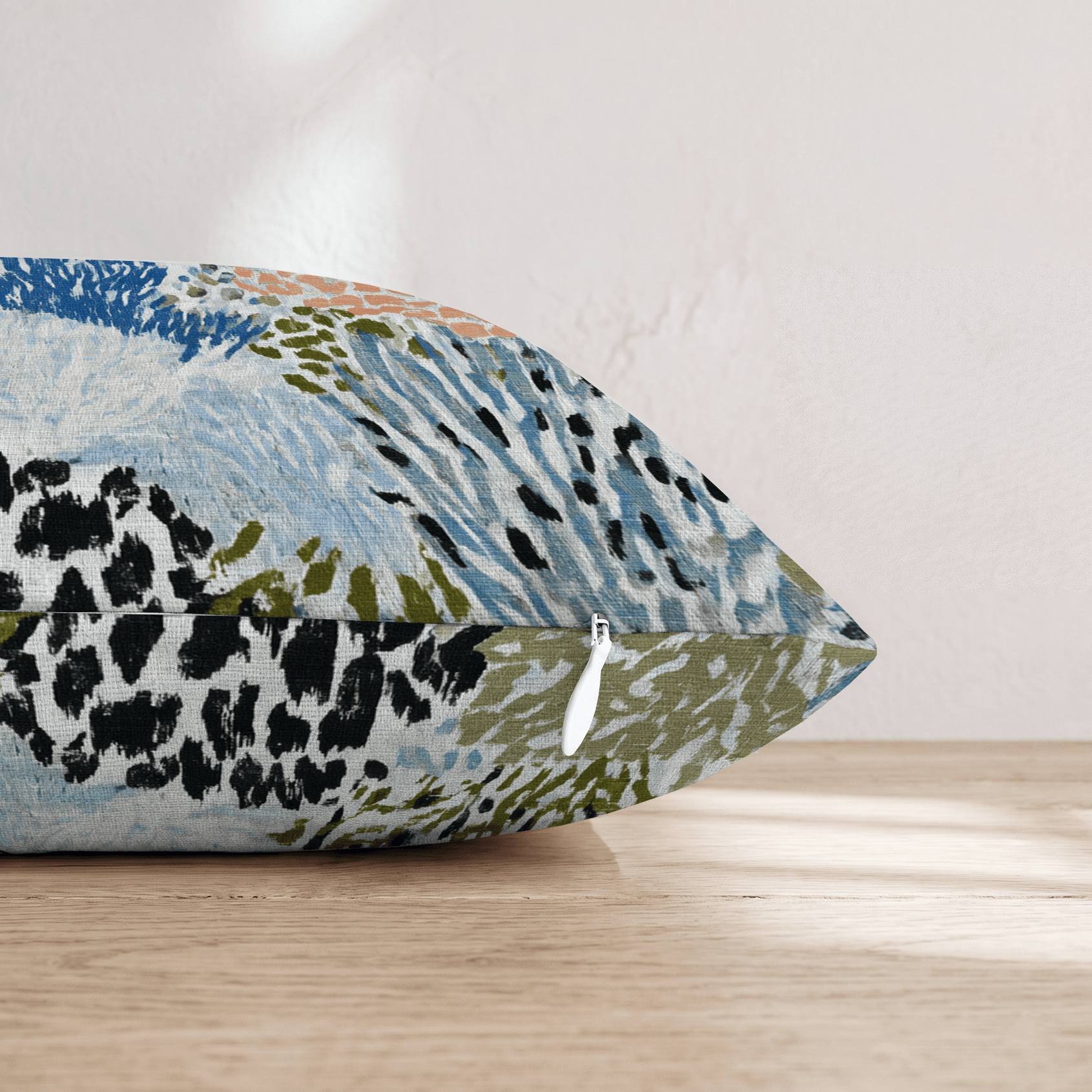 Salted Frond Throw Pillow - Hillcroft Home