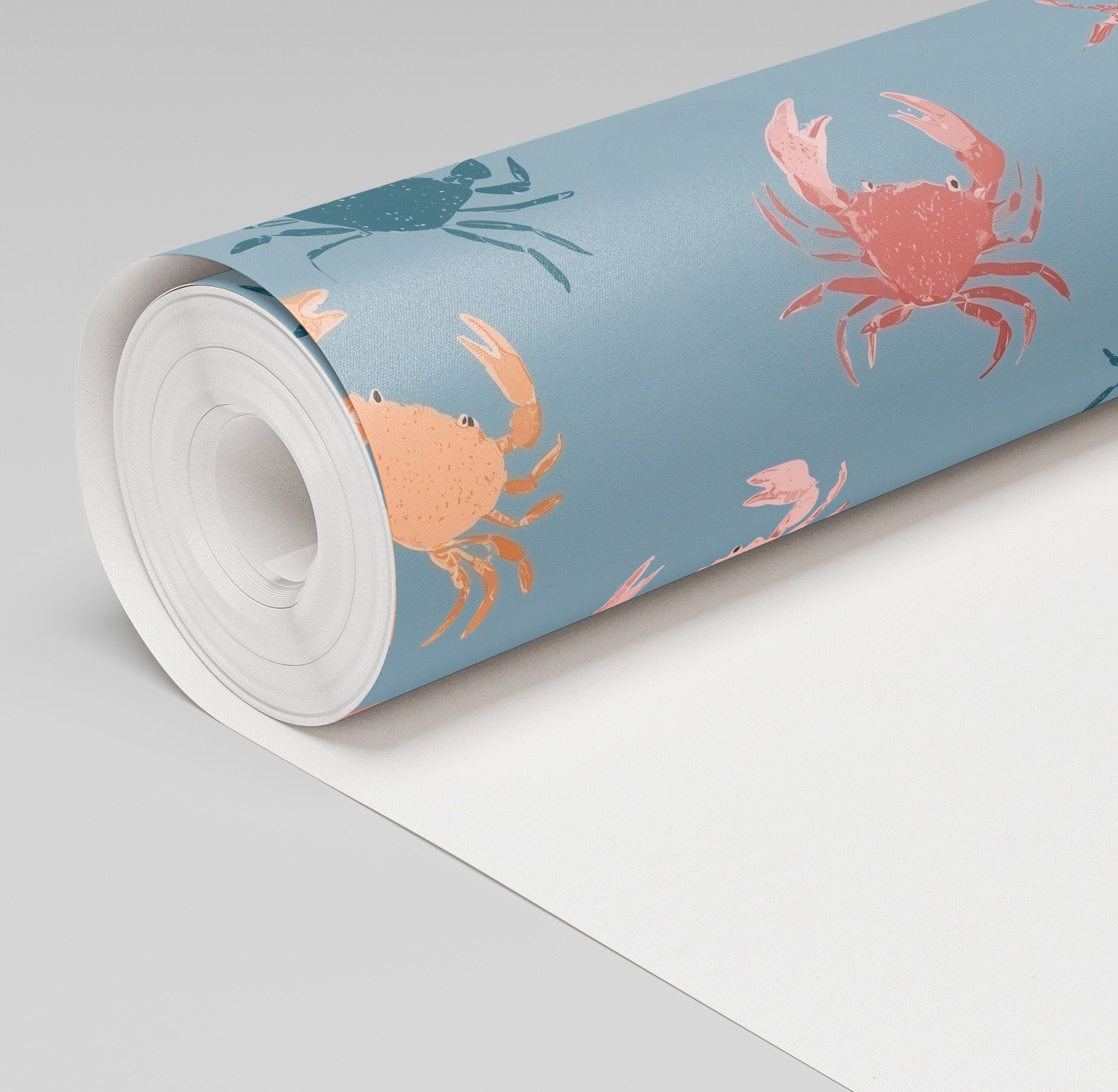 Saltwater Crawl Wallpaper - Benton Lane Home - Painted Paper