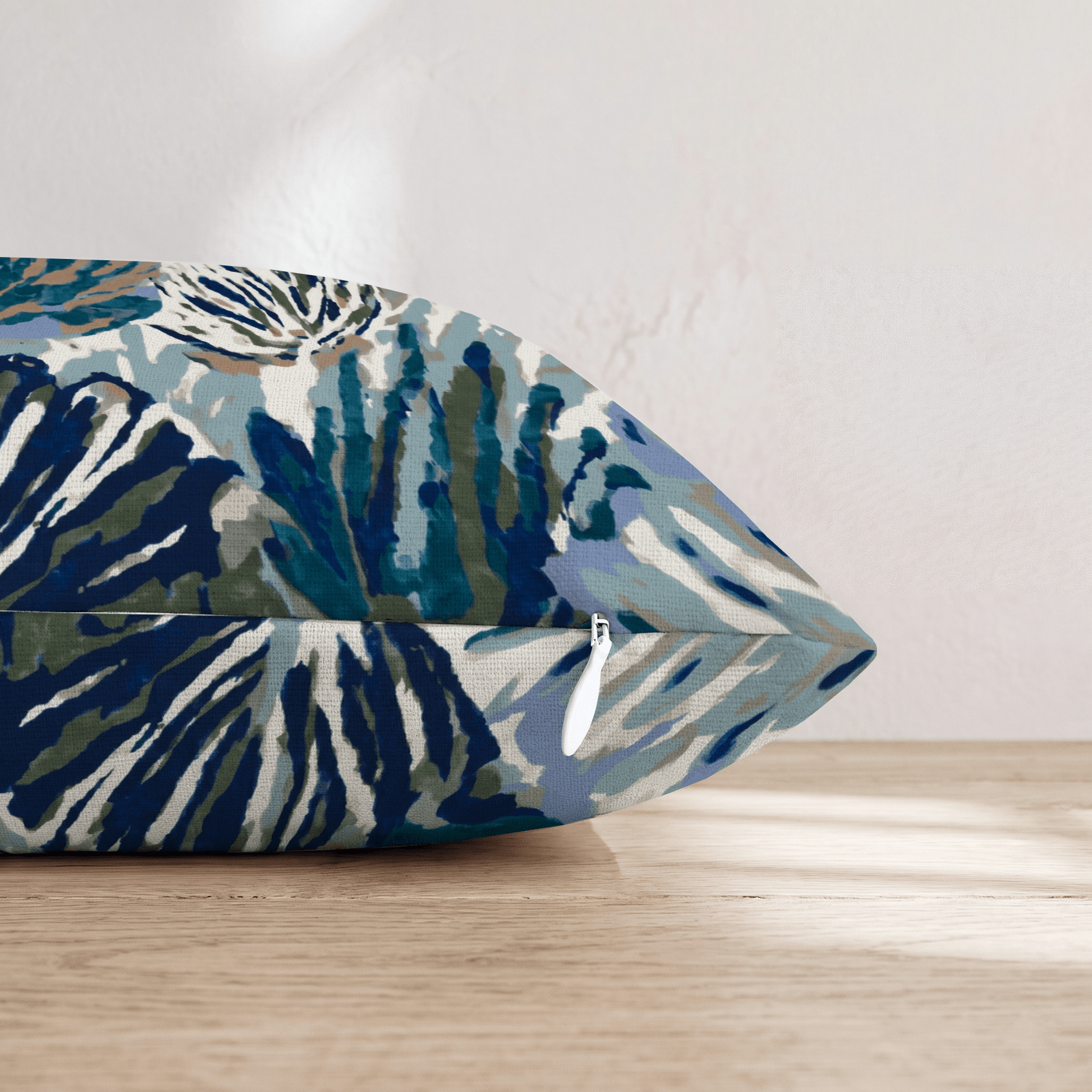 Saltwater Rose Throw Pillow - Hillcroft Home