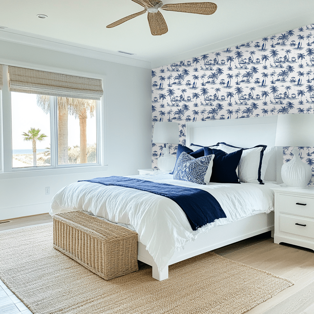 Samantha Wallpaper - Benton Lane Home - Lemon Park