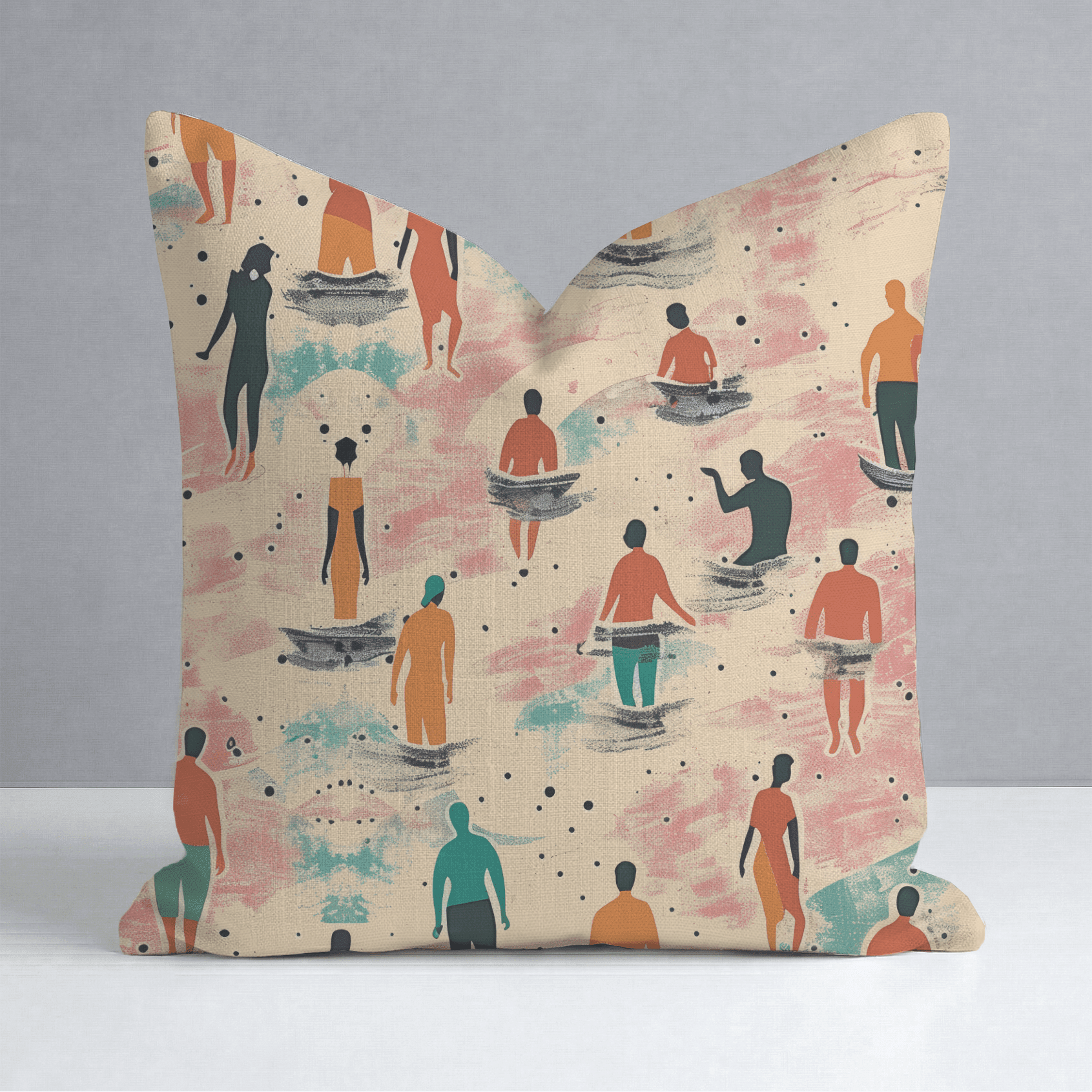 Sandy Shores Gathering Throw Pillow - Benton Lane Home - Lemon Park