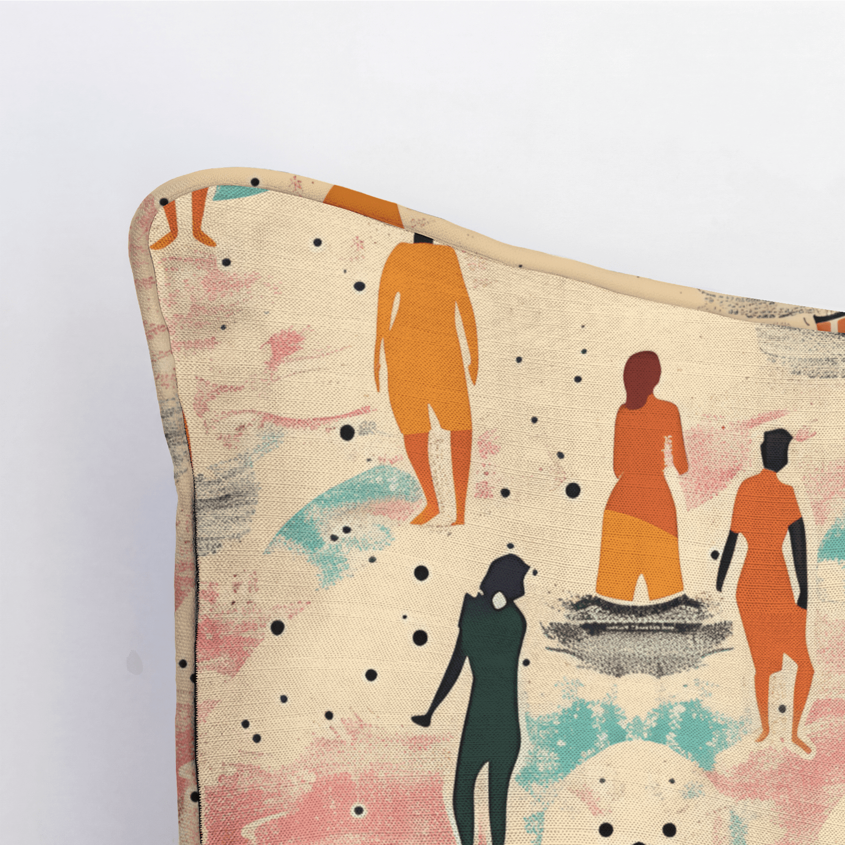 Sandy Shores Gathering Throw Pillow - Benton Lane Home - Lemon Park