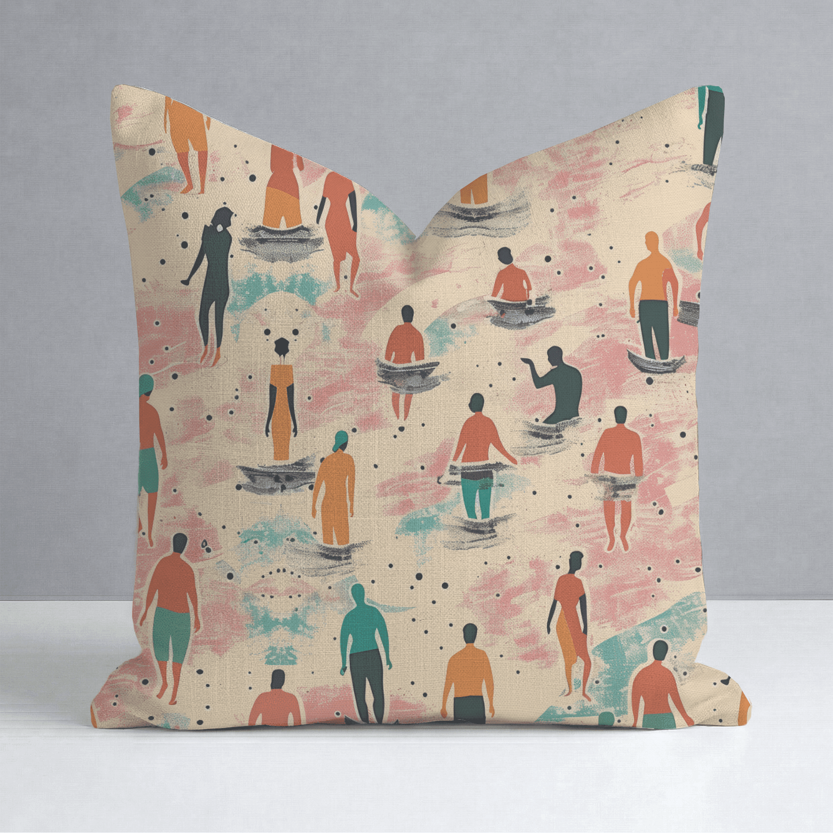 Sandy Shores Gathering Throw Pillow - Benton Lane Home - Lemon Park