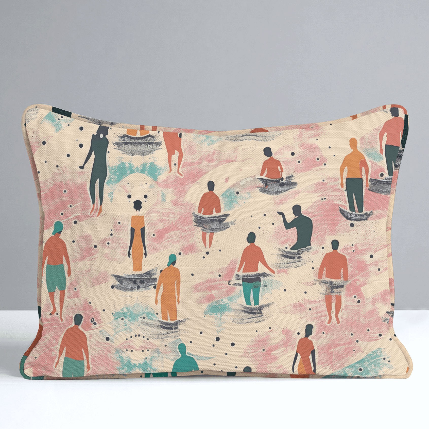 Sandy Shores Gathering Throw Pillow - Benton Lane Home - Lemon Park