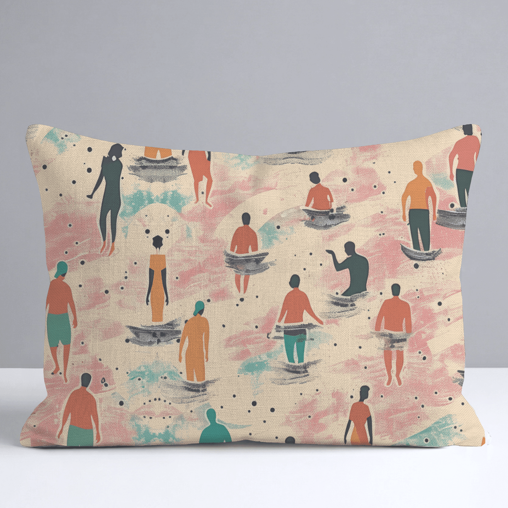 Sandy Shores Gathering Throw Pillow - Benton Lane Home - Lemon Park
