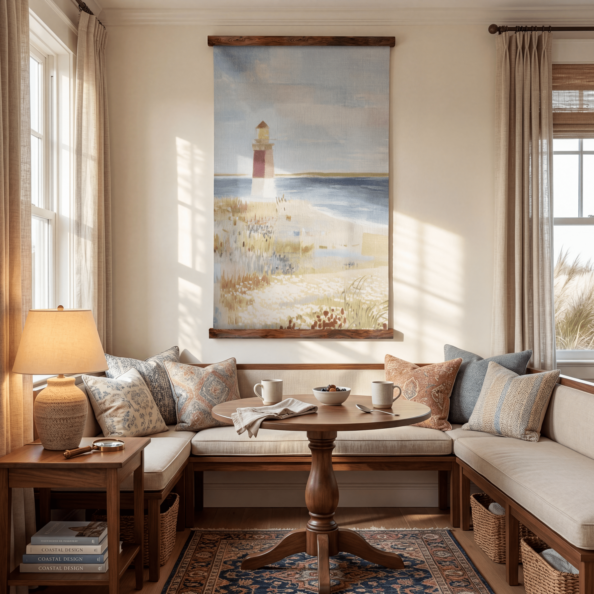 Sankaty Lighthouse - Tapestry - Benton Lane Home - Lemon Park