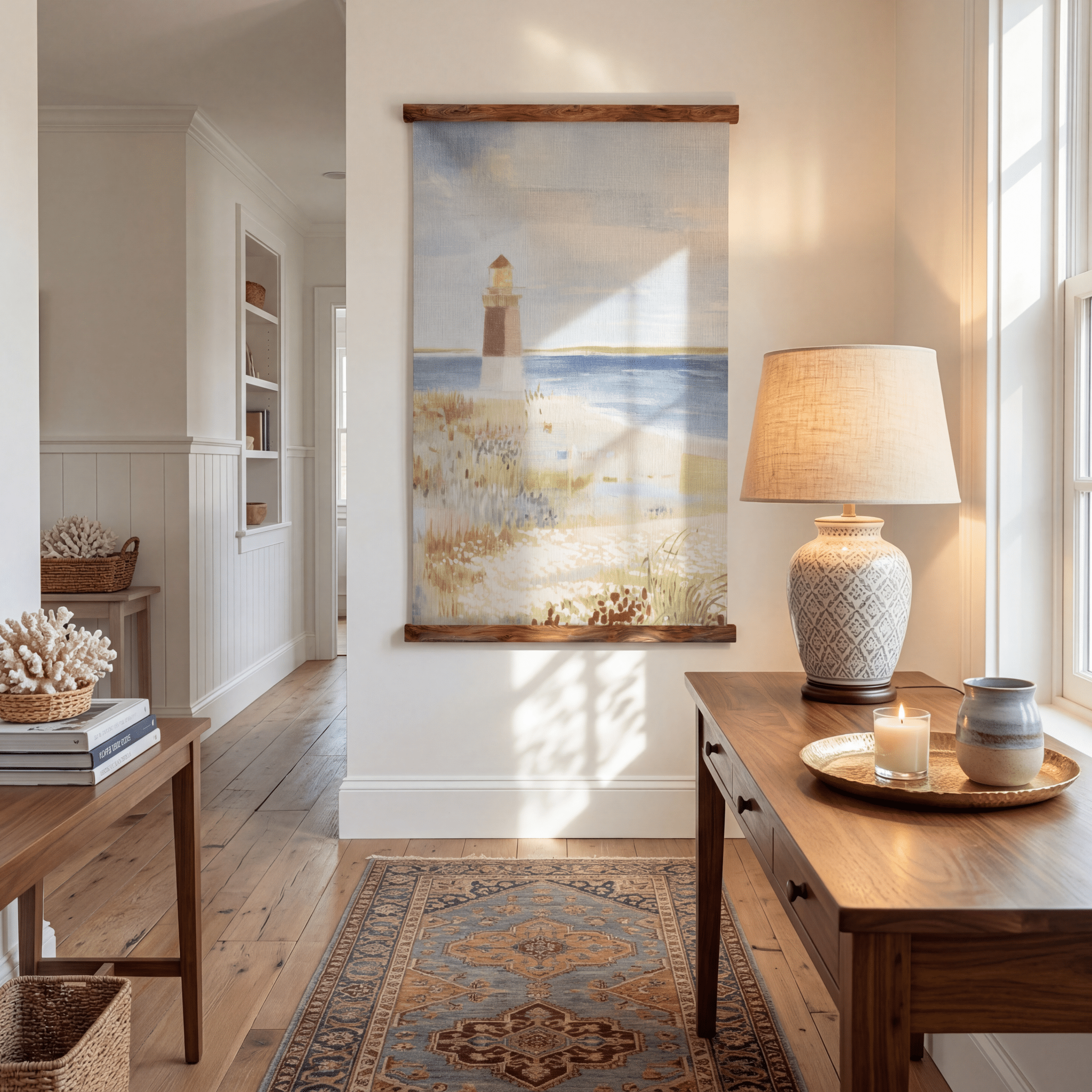 Sankaty Lighthouse - Tapestry - Benton Lane Home - Lemon Park