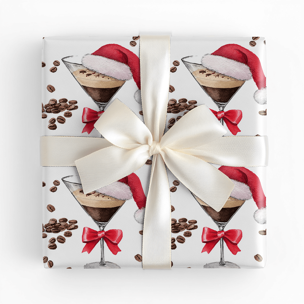 Santa Espresso - Wrapping Paper - Benton Lane Home - Lemon Park