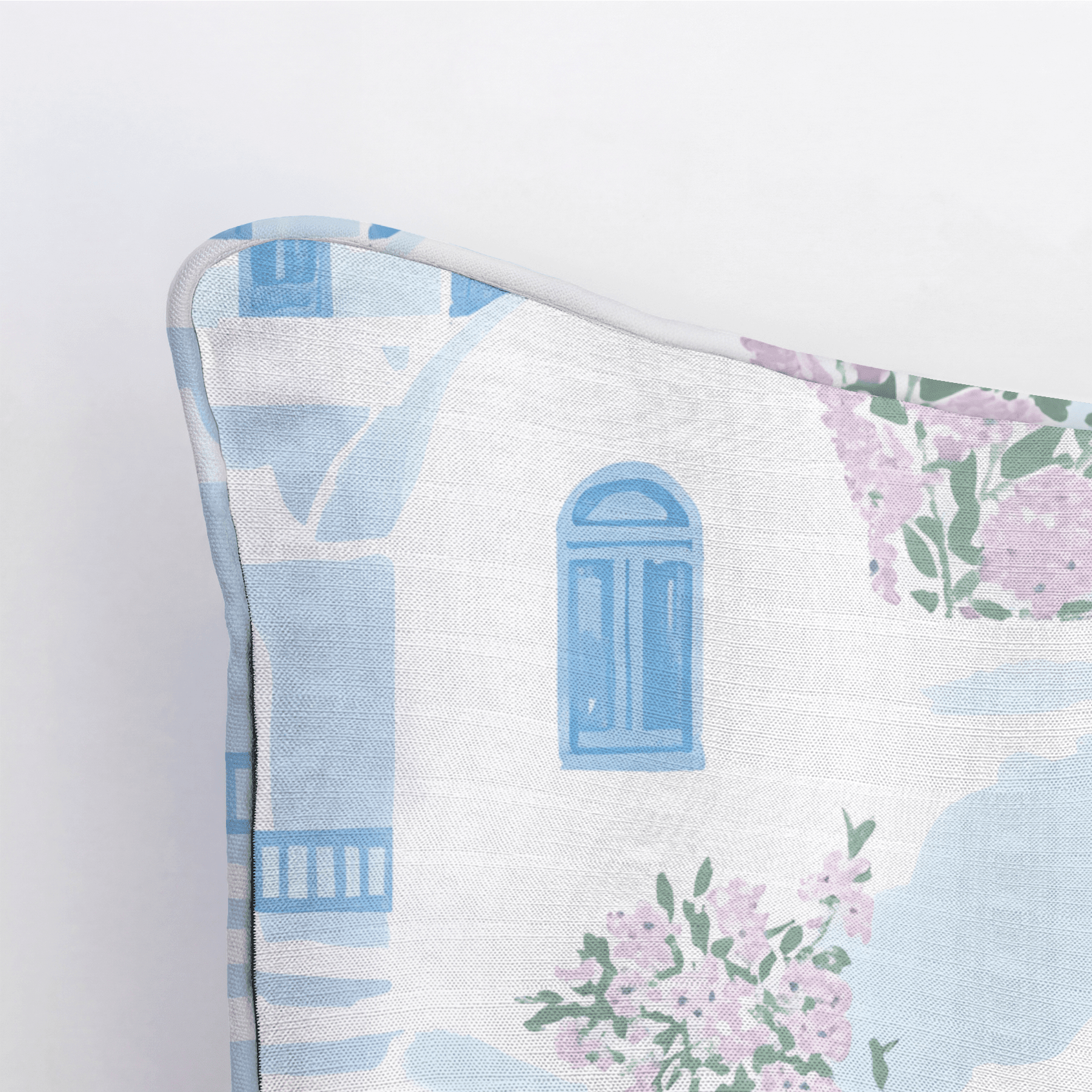 Santorini Sunset Throw Pillow - Benton Lane Home - Lemon Park
