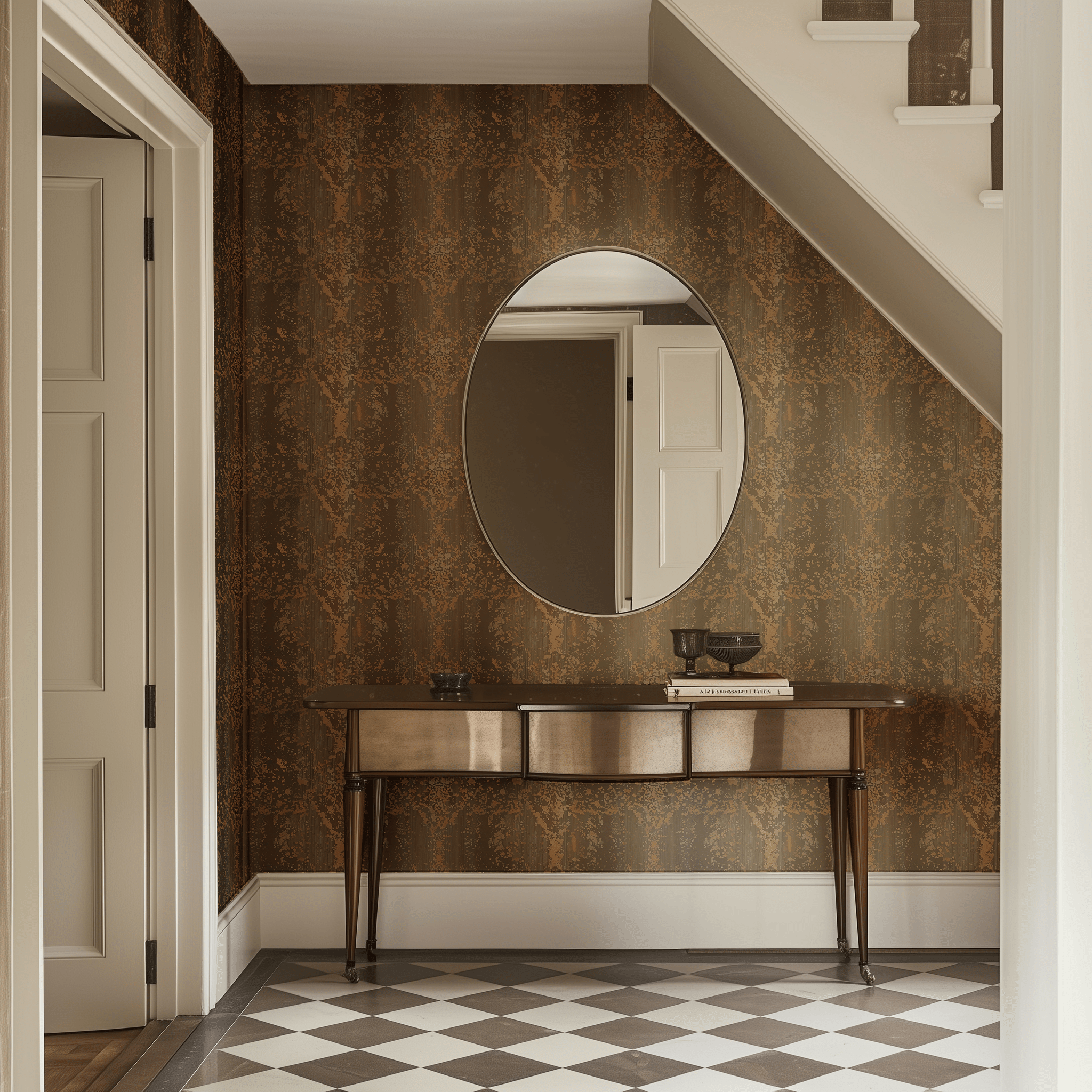 Saoirse Abstract Wallpaper - Painted Paper